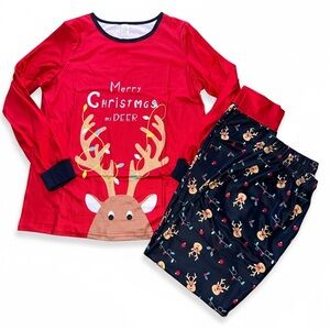 New in package Christmas Deer Pajama Set
